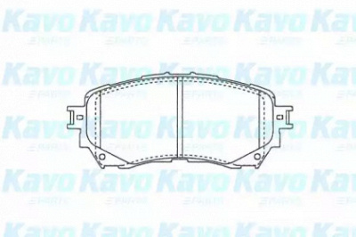KAVO PARTS bp4581 -  Комплект тормозных колодок, дисковый тормоз